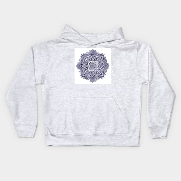 Mandala 07 (Light Edition) Kids Hoodie by PHAZED